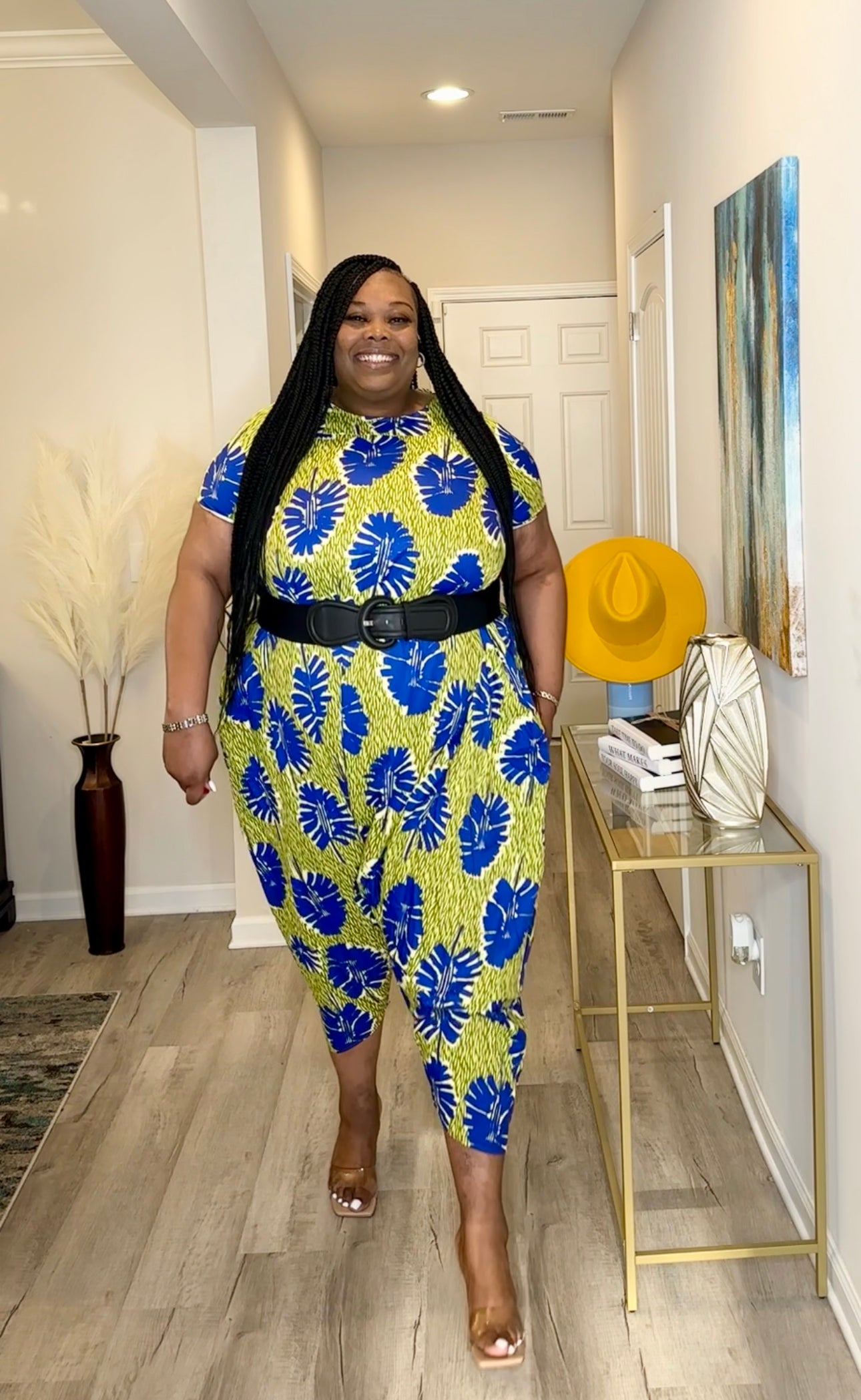 Kelsey’s Multi-Way Printed Jumpsuit Dress