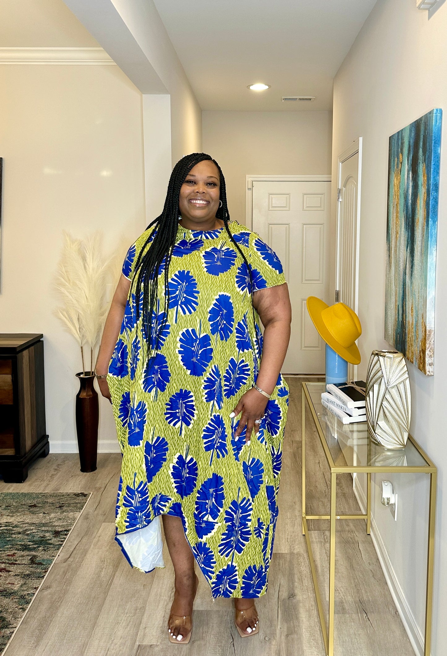 Kelsey’s Multi-Way Printed Jumpsuit Dress